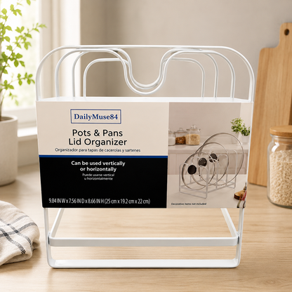 U-Shape Pan & Lid Organizer Rack