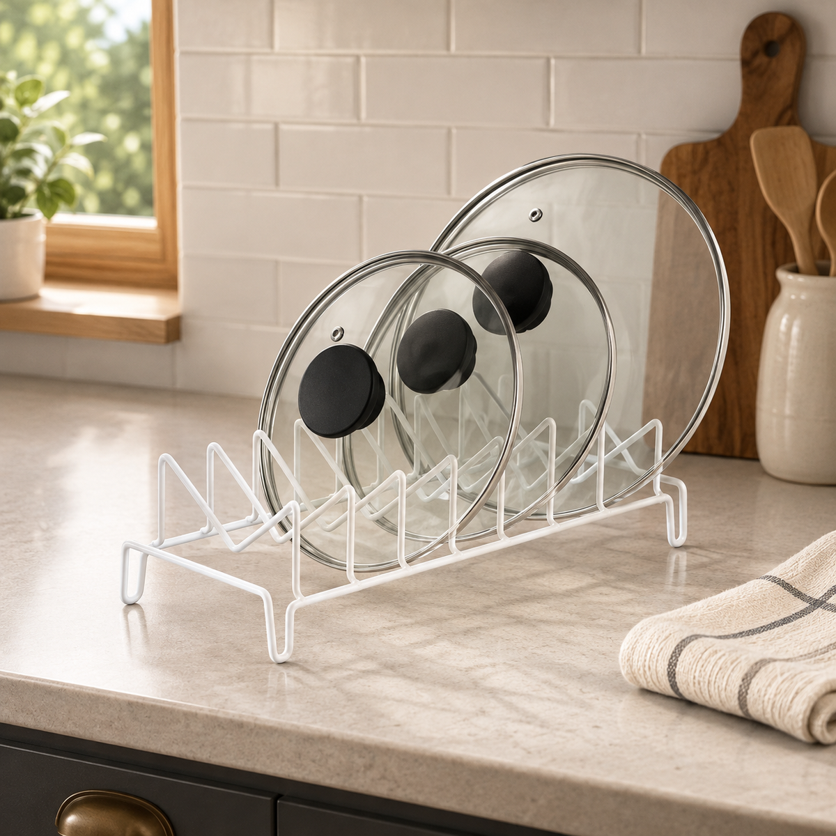 Compact Lid Storage Organizer